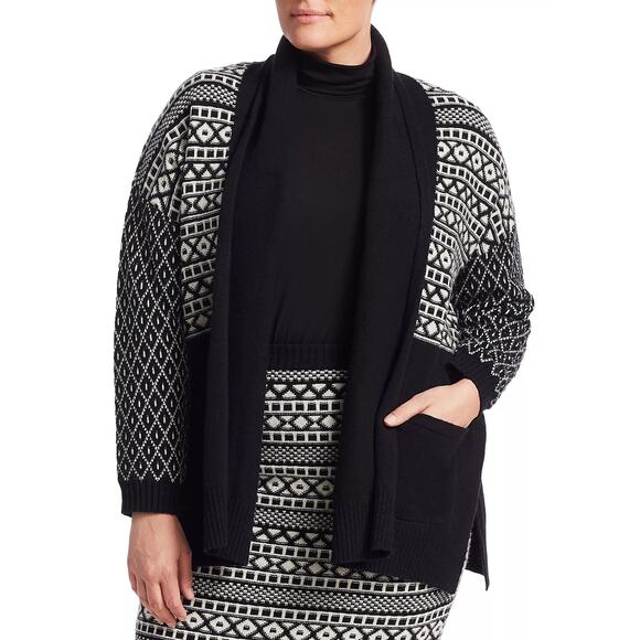 Marina Rinaldi, Plus Size Marina Sport Wool-Blend Cardigan - Picture 1 of 5